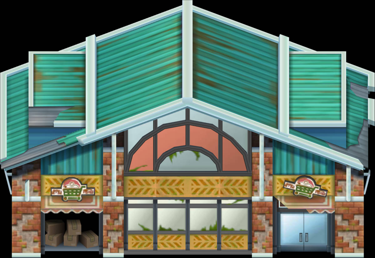 Abandoned Thrifty Megamart From Pokemon Wallpaper