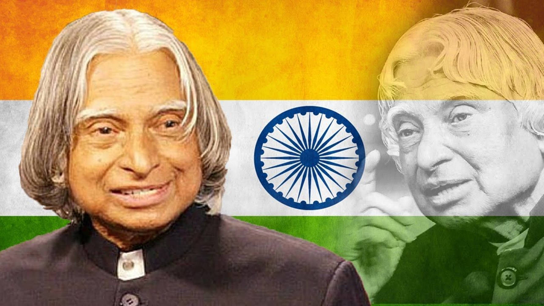 Abdul Kalam Hd Indian National Flag Wallpaper