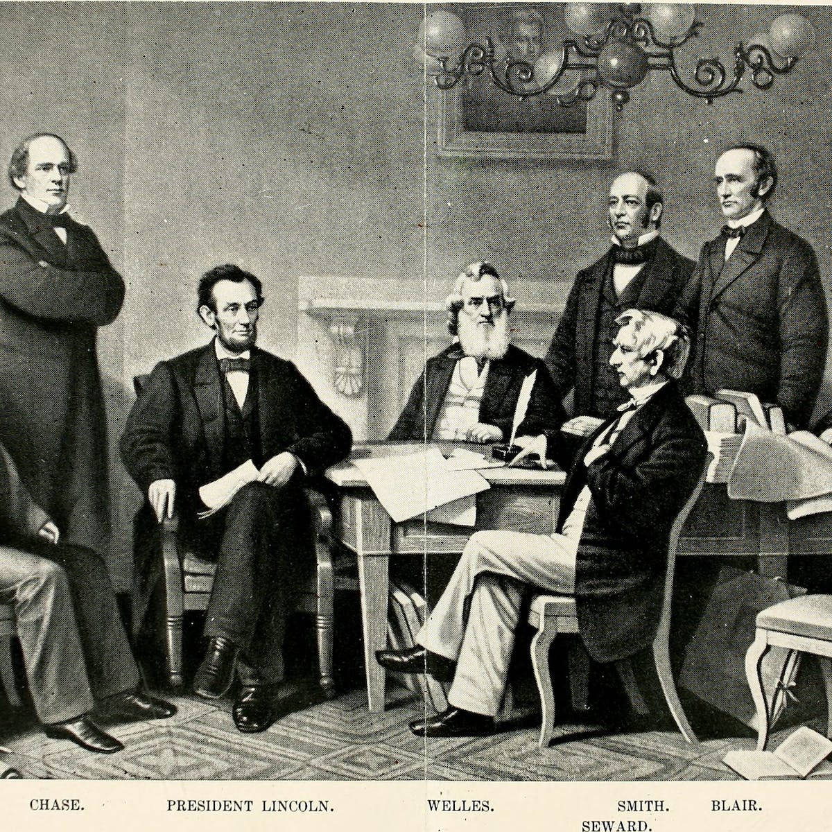 Abraham Lincoln In The White House Wallpaper