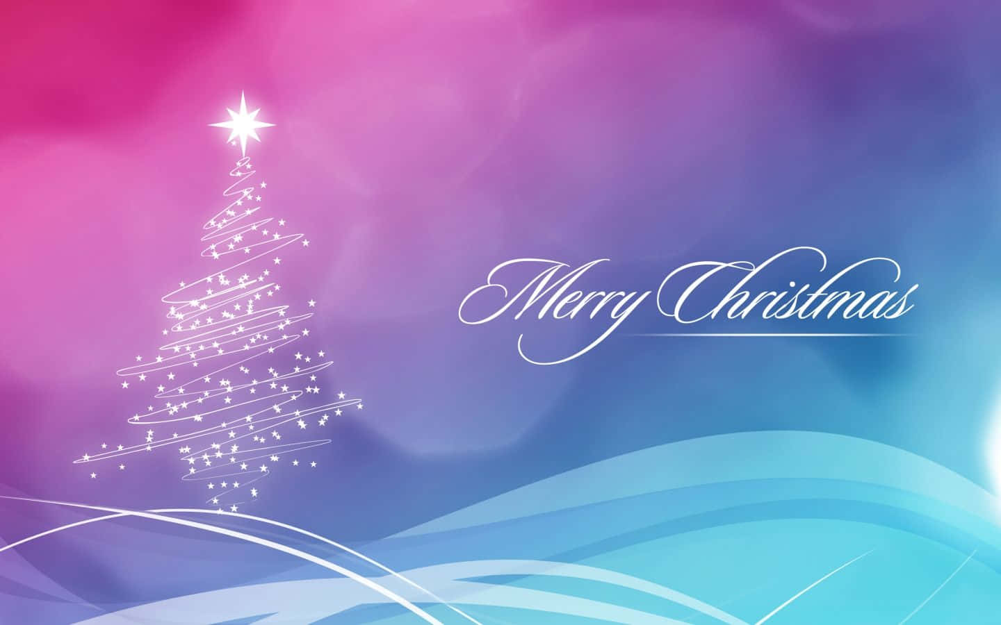 Abstract Merry Christmas Background Wallpaper