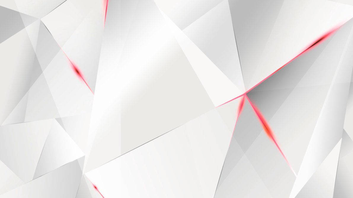 Abstract White Polygonal Pattern Wallpaper