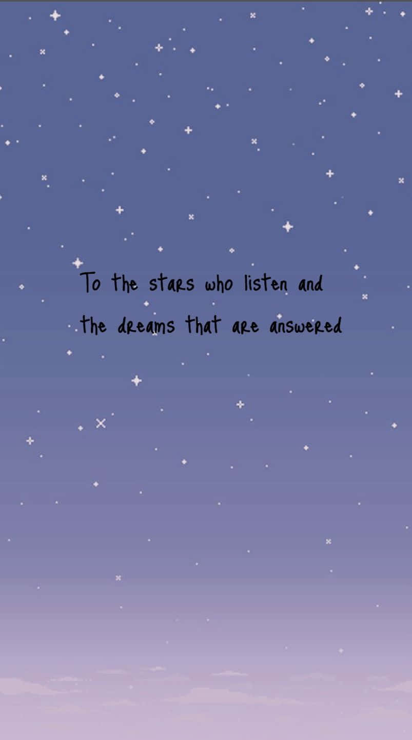 Acotar Quote Lavender Sky Wallpaper