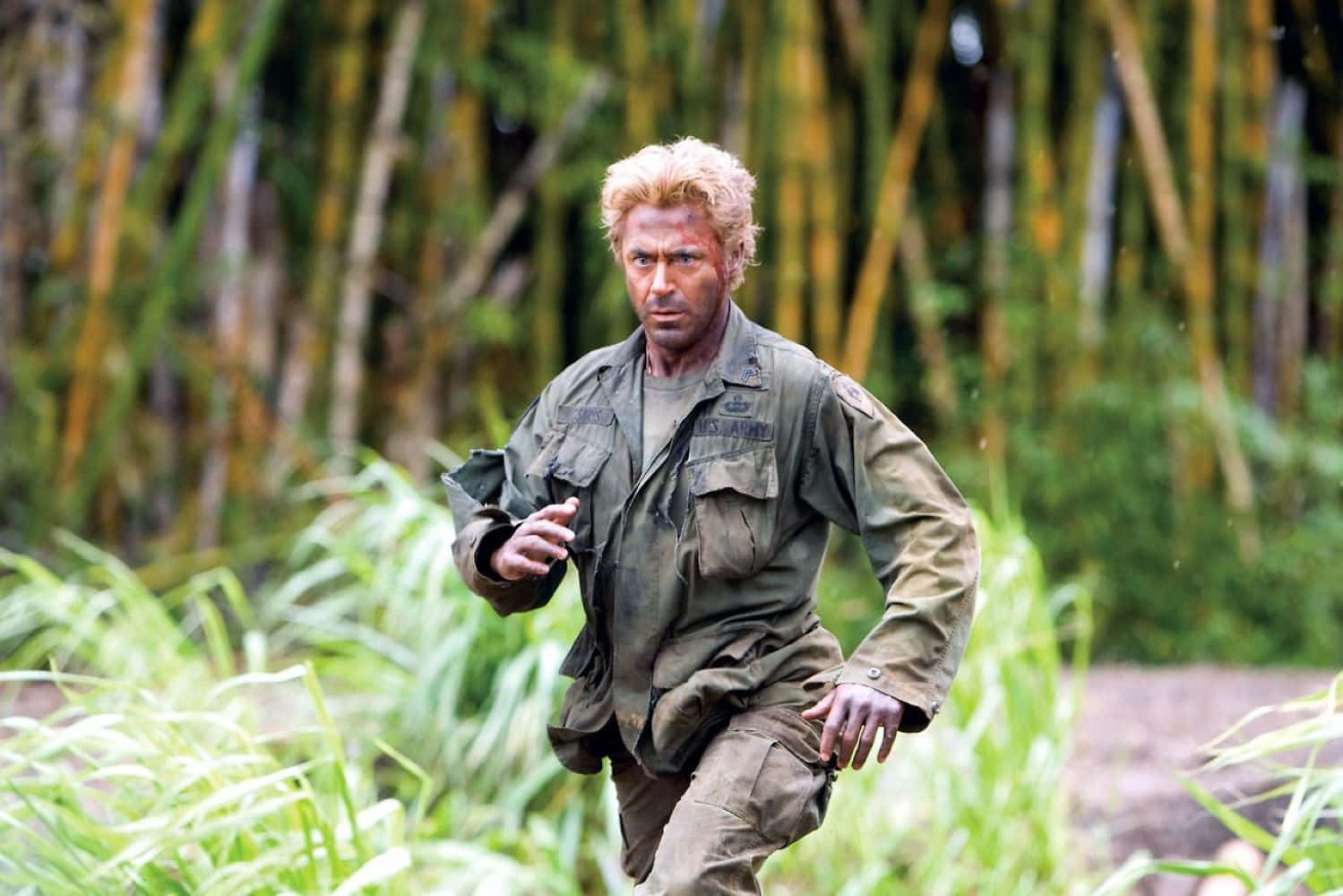 Action Scene Tropic Thunder Movie Wallpaper