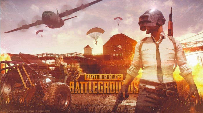 Action Unfolding Pubg Banner Wallpaper