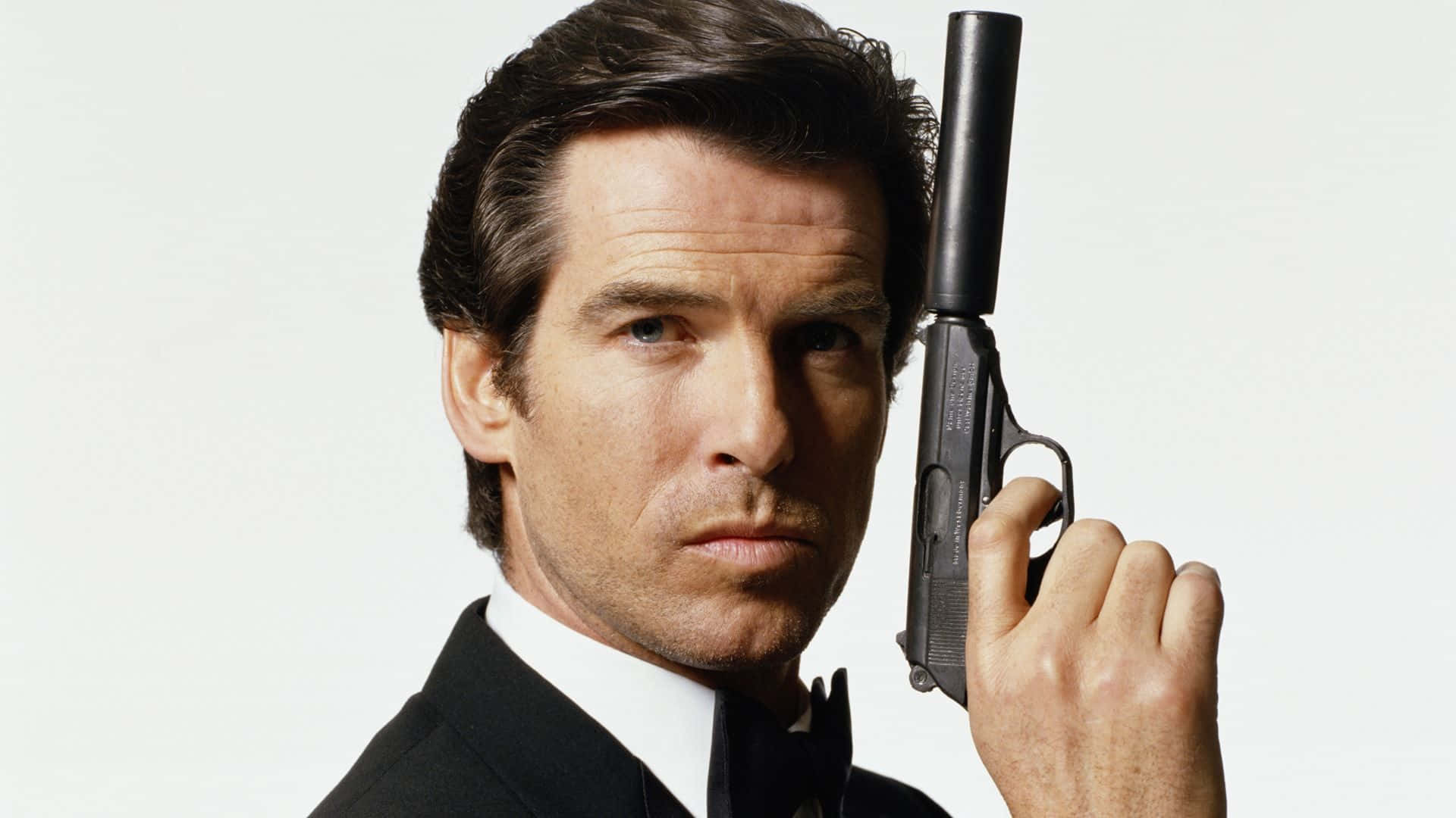 Actor Pierce Brosnan In London. Wallpaper