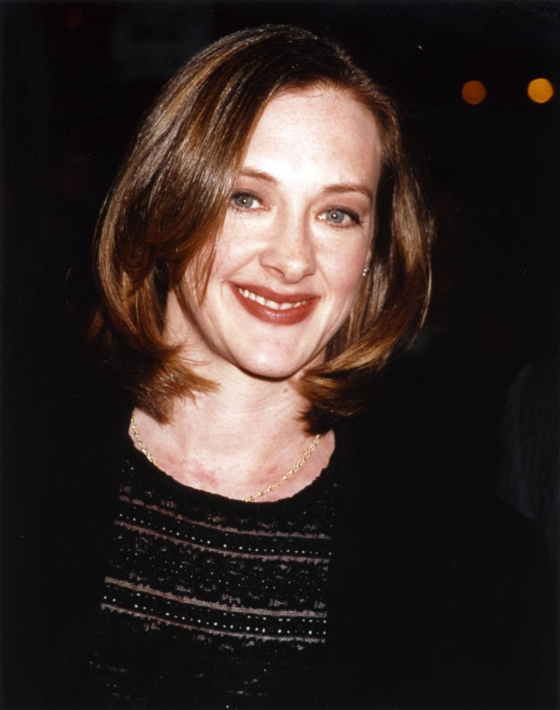 Actress Joan Cusack Glamorous Smile Wallpaper