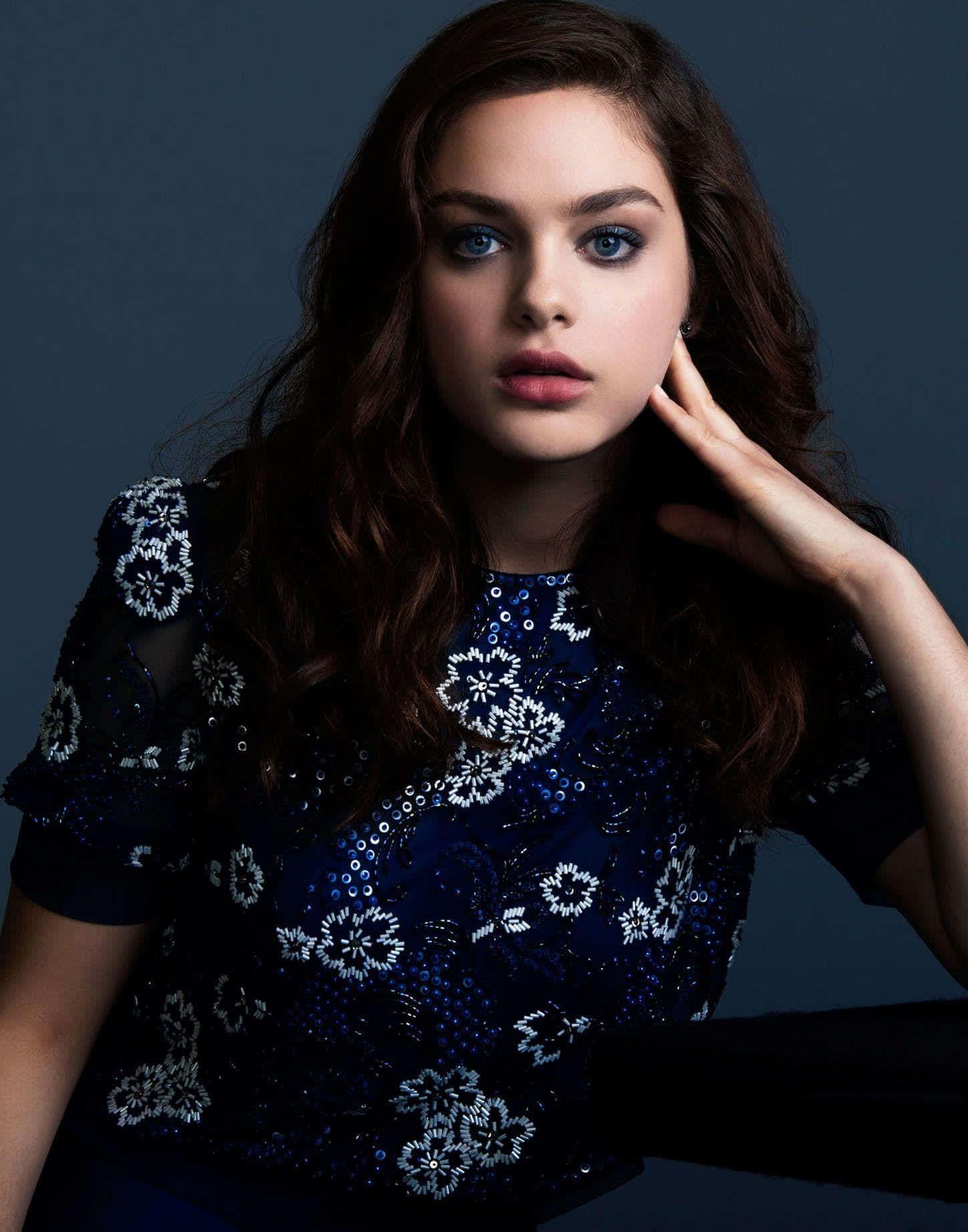 Actress Odeya Rush Strikes A Confident Pose Wallpaper