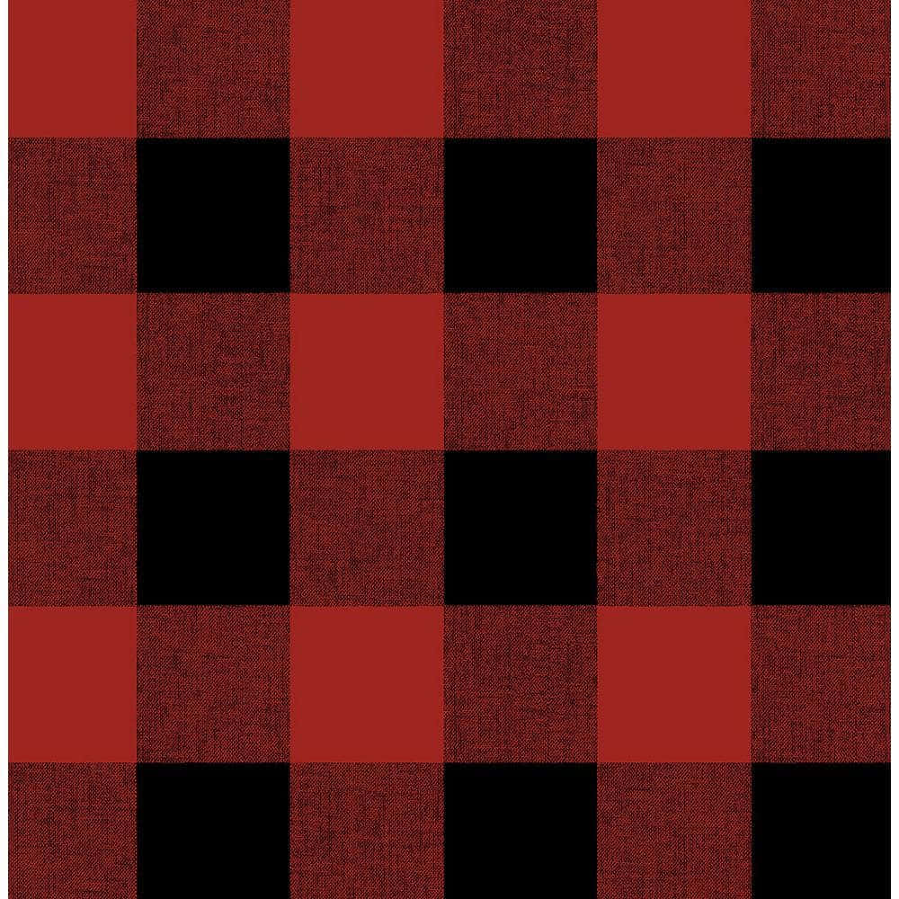 Add Color To Your Outfit With Red Checkered Patterns Wallpaper