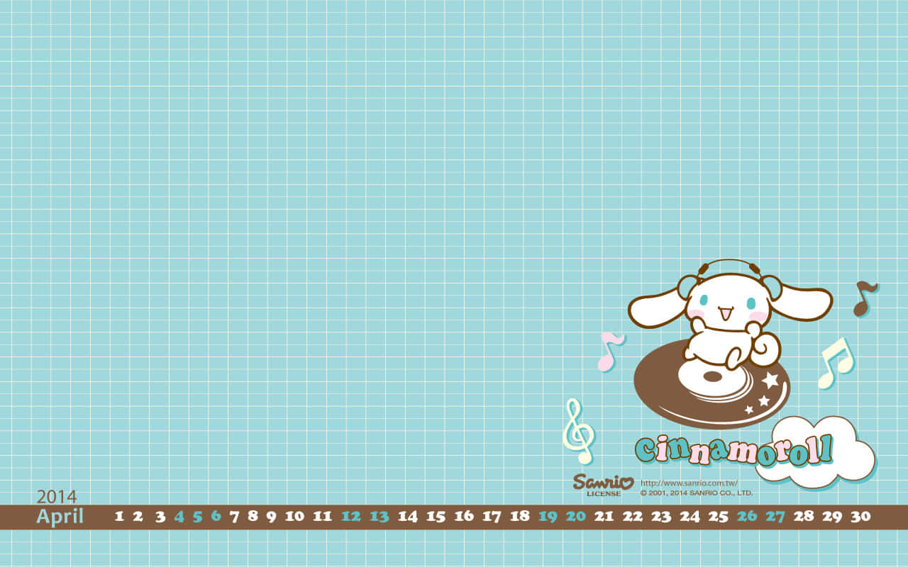 Adorable And Powerful - The Cinnamoroll Laptop Wallpaper