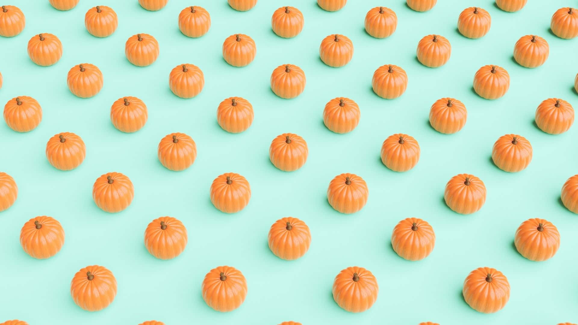 Adorable Cute Pumpkin With A Smiling Face Wallpaper