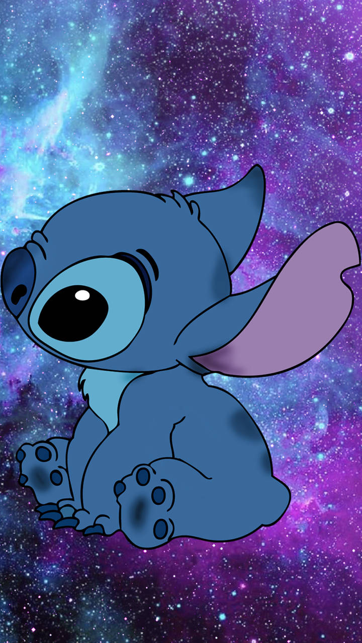 Adorable Stitch Galaxy Wallpaper