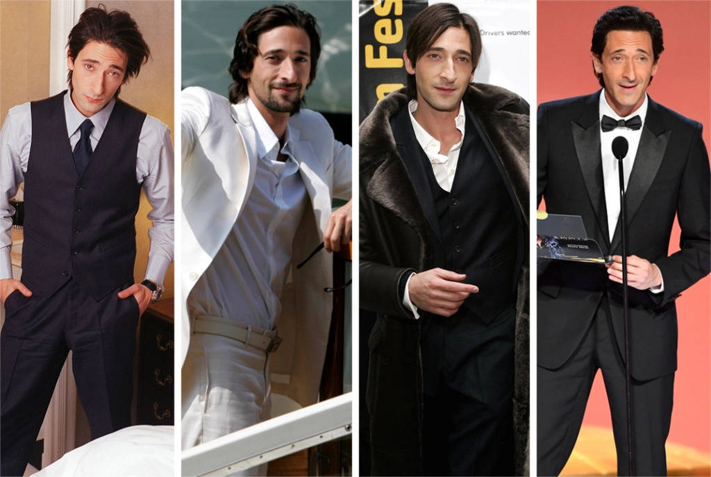 Adrien Brody Photo Collage Wallpaper