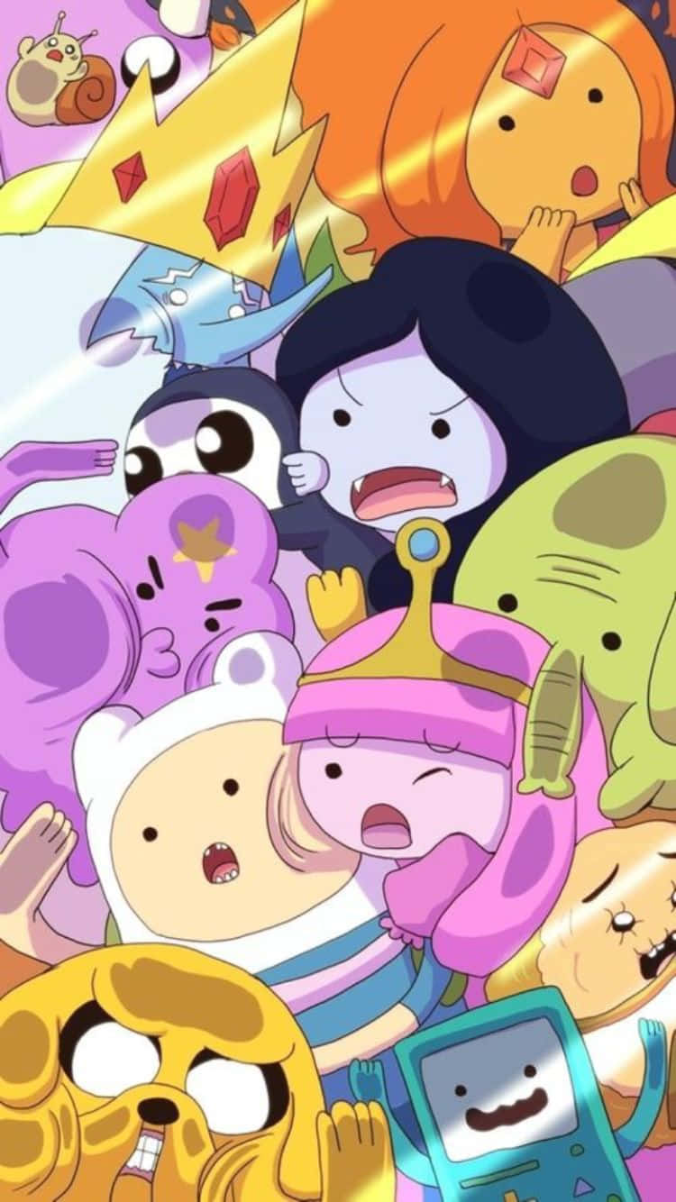 Adventure Time Iphone Screen Wallpaper