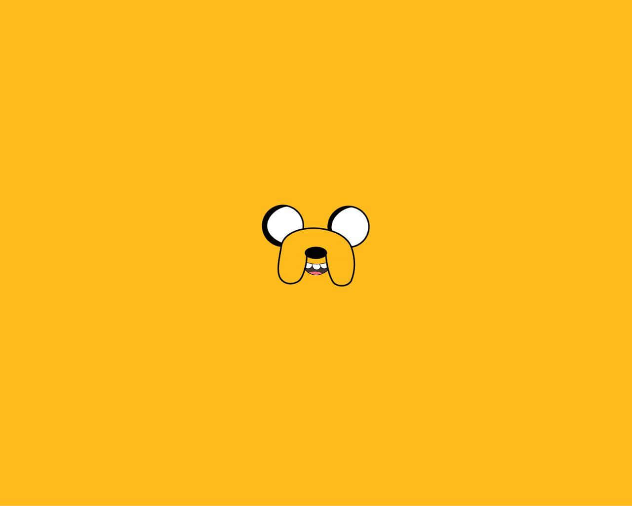 Adventure Time Jake Minimalist Art Wallpaper
