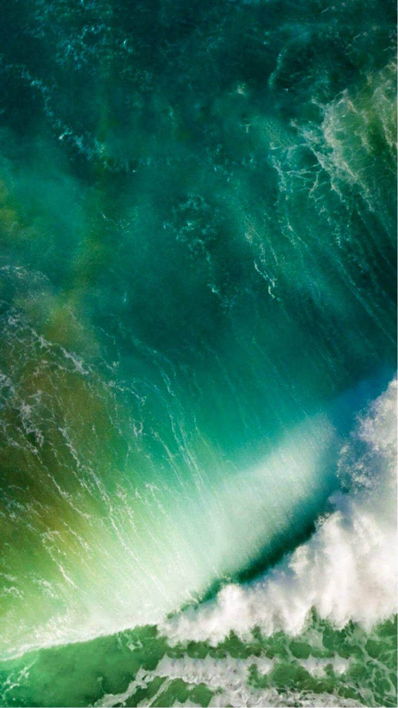 Aerial Shot Of Waterfalls Ios 7 Wallpaper