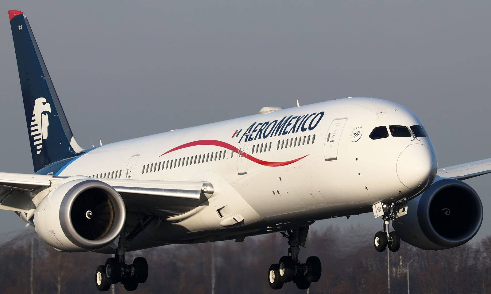 Aeromexico Airline Boeing 777-200lr Plane Wallpaper