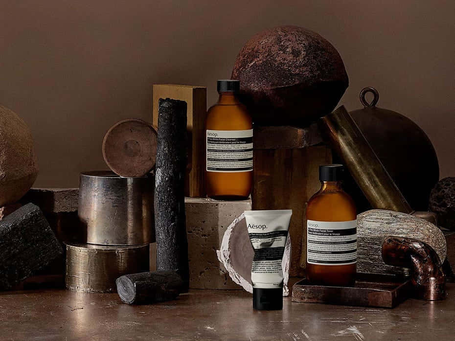 Aesop Beauty Products Still Life Wallpaper