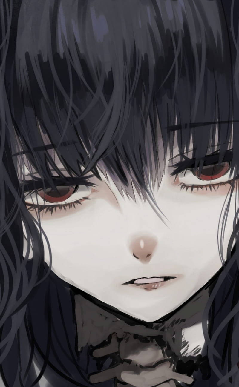 Aesthetic Anime Gothic Emo Girl Wallpaper