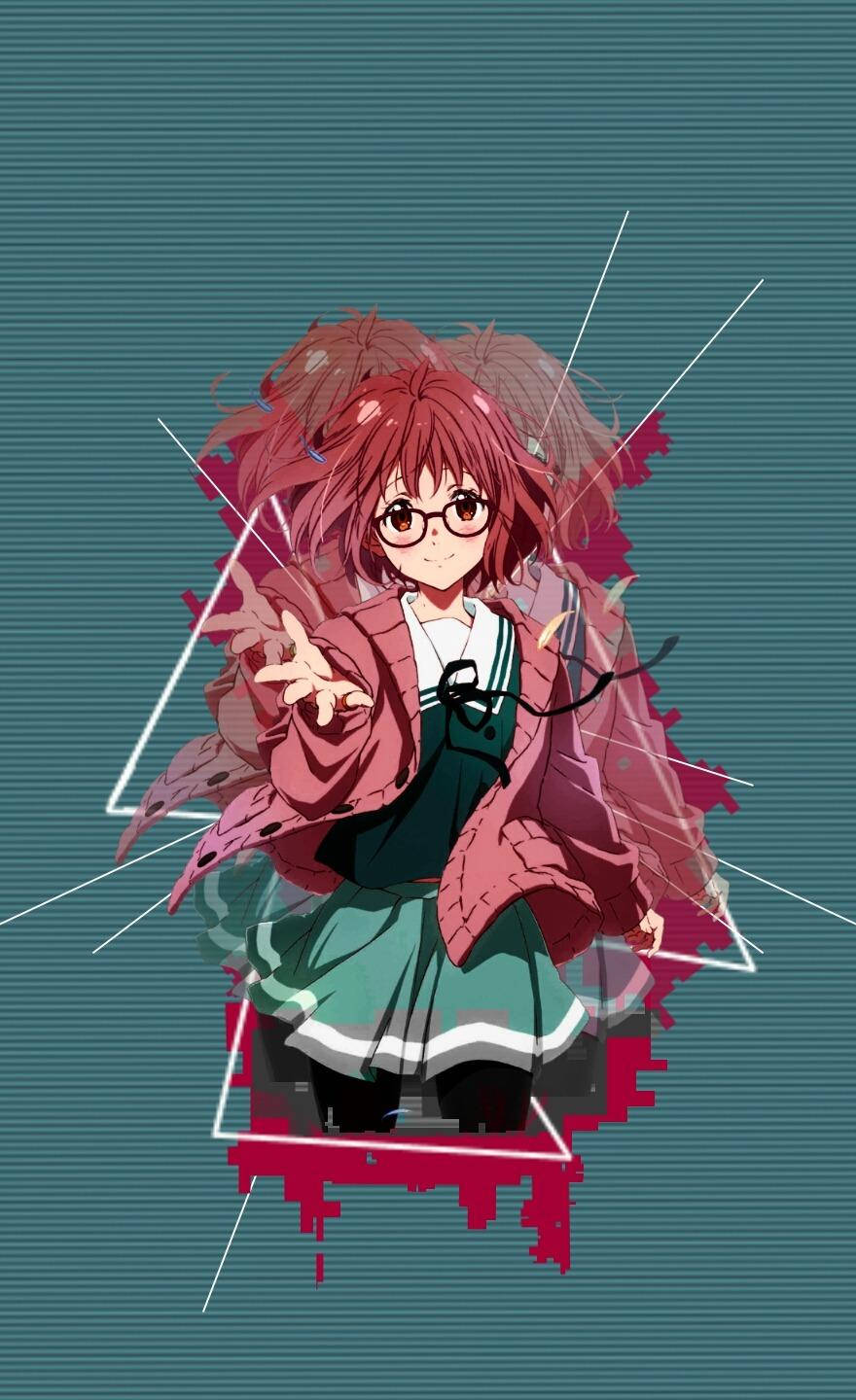 Aesthetic Anime Mirai Kuriyama Phone Wallpaper