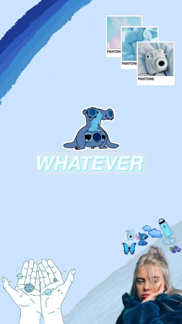 Aesthetic Baby Blue Billie Eilish Wallpaper