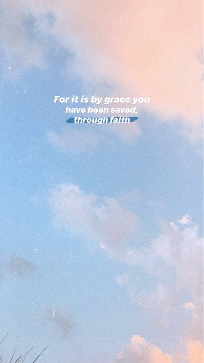 Aesthetic Bible Verse Saved Wallpaper