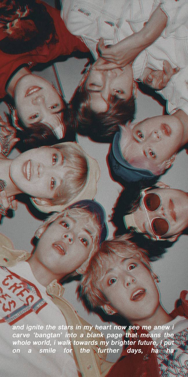 Aesthetic Bts Group Selfie Wallpaper