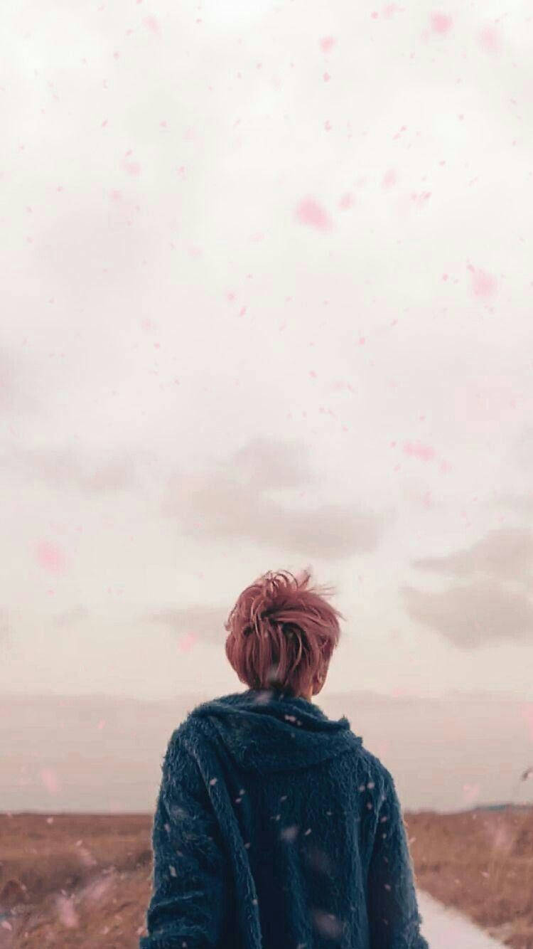 Aesthetic Bts Jimin Spring Day Wallpaper