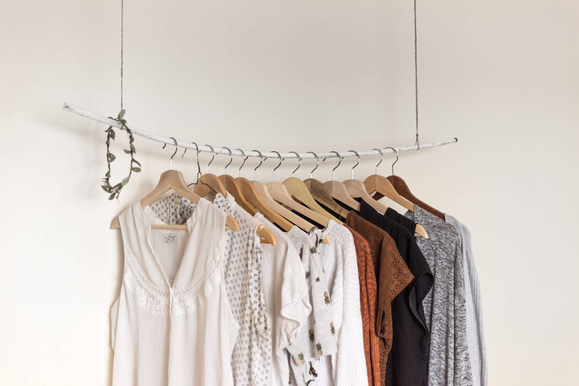 Aesthetic Clothes Rack Wallpaper