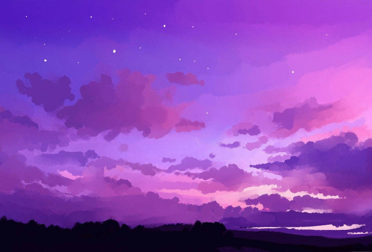 Aesthetic Cloud Scenery Wallpaper