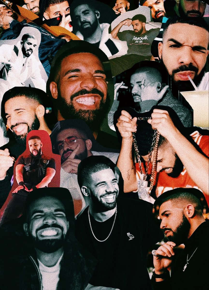 Aesthetic Drake In A “ymcmb” Streetwear Outfit Wallpaper