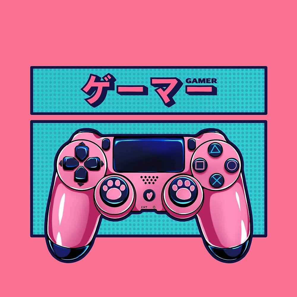 Aesthetic Girly Dualshock 4 Wallpaper