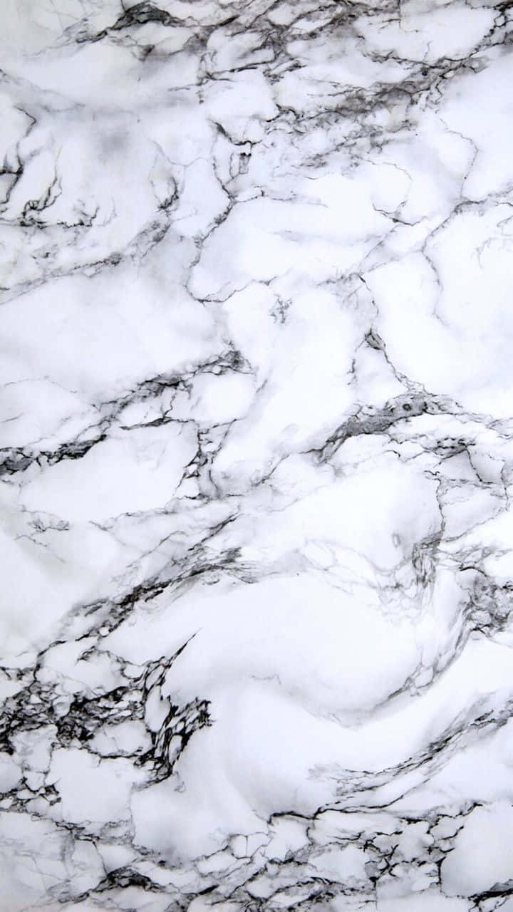 Aesthetic Gray Marble Black Details Wallpaper