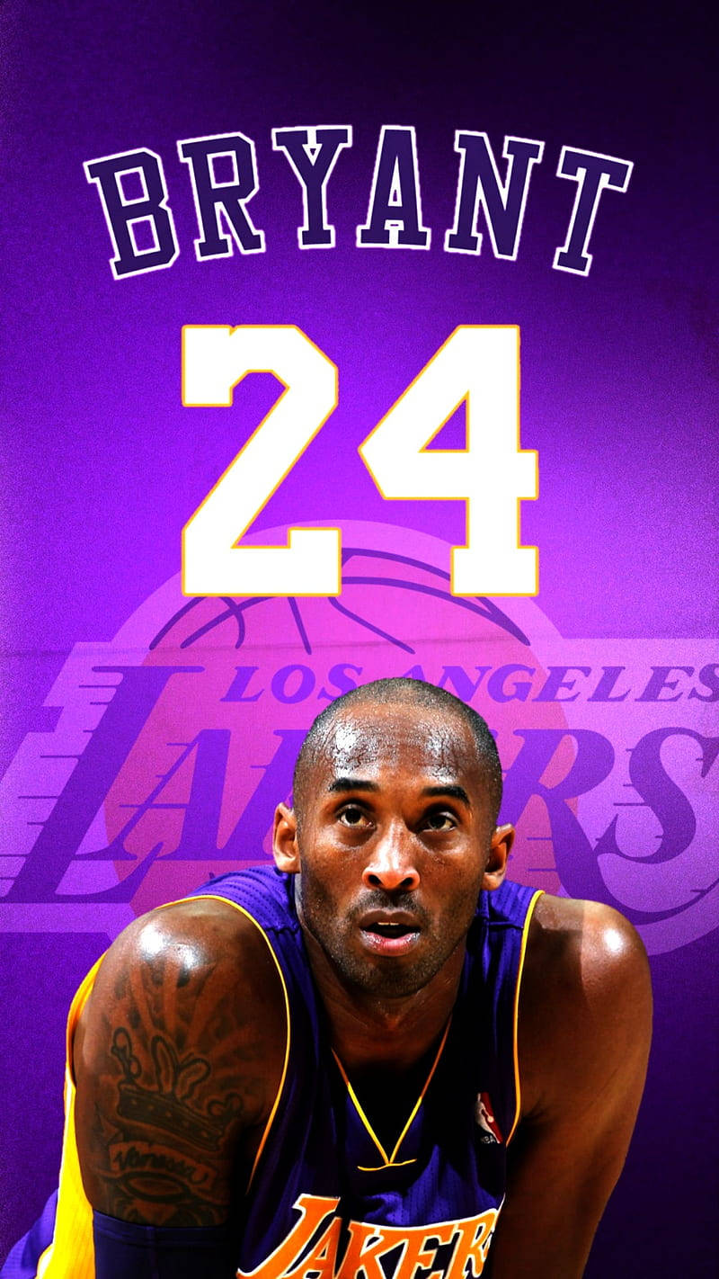 Aesthetic Kobe Bryant Jersey Number Wallpaper