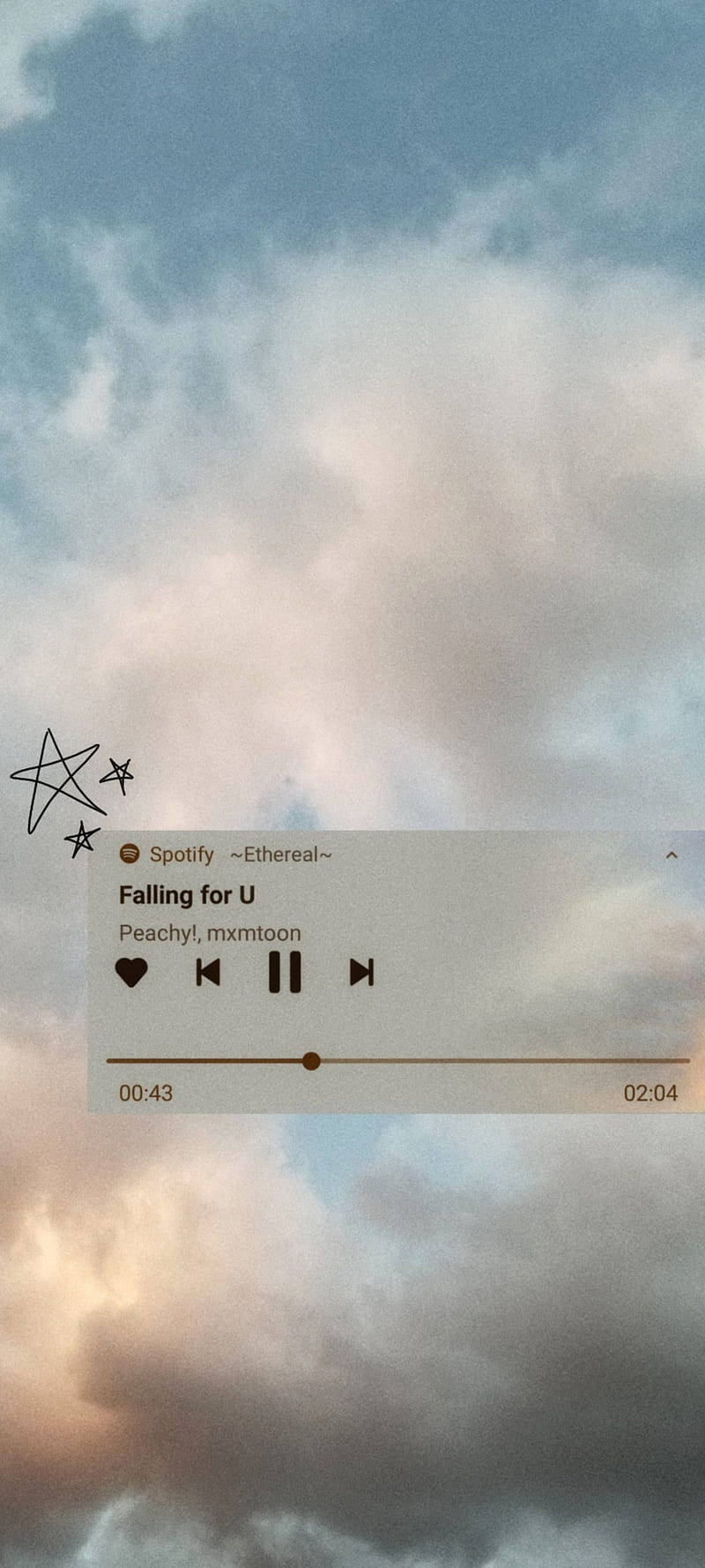 Aesthetic Music Falling For U Wallpaper