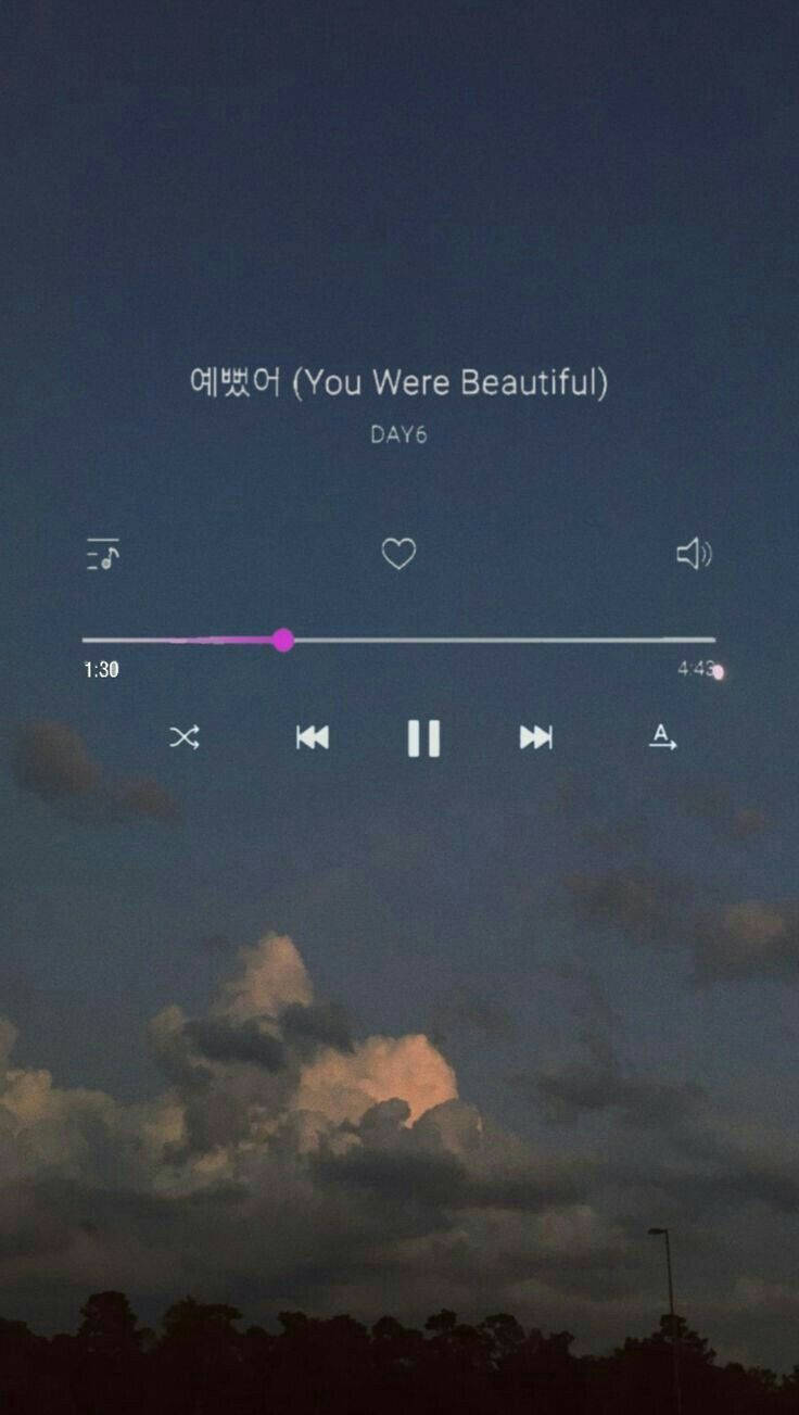 Aesthetic Music You Were Beautiful Wallpaper