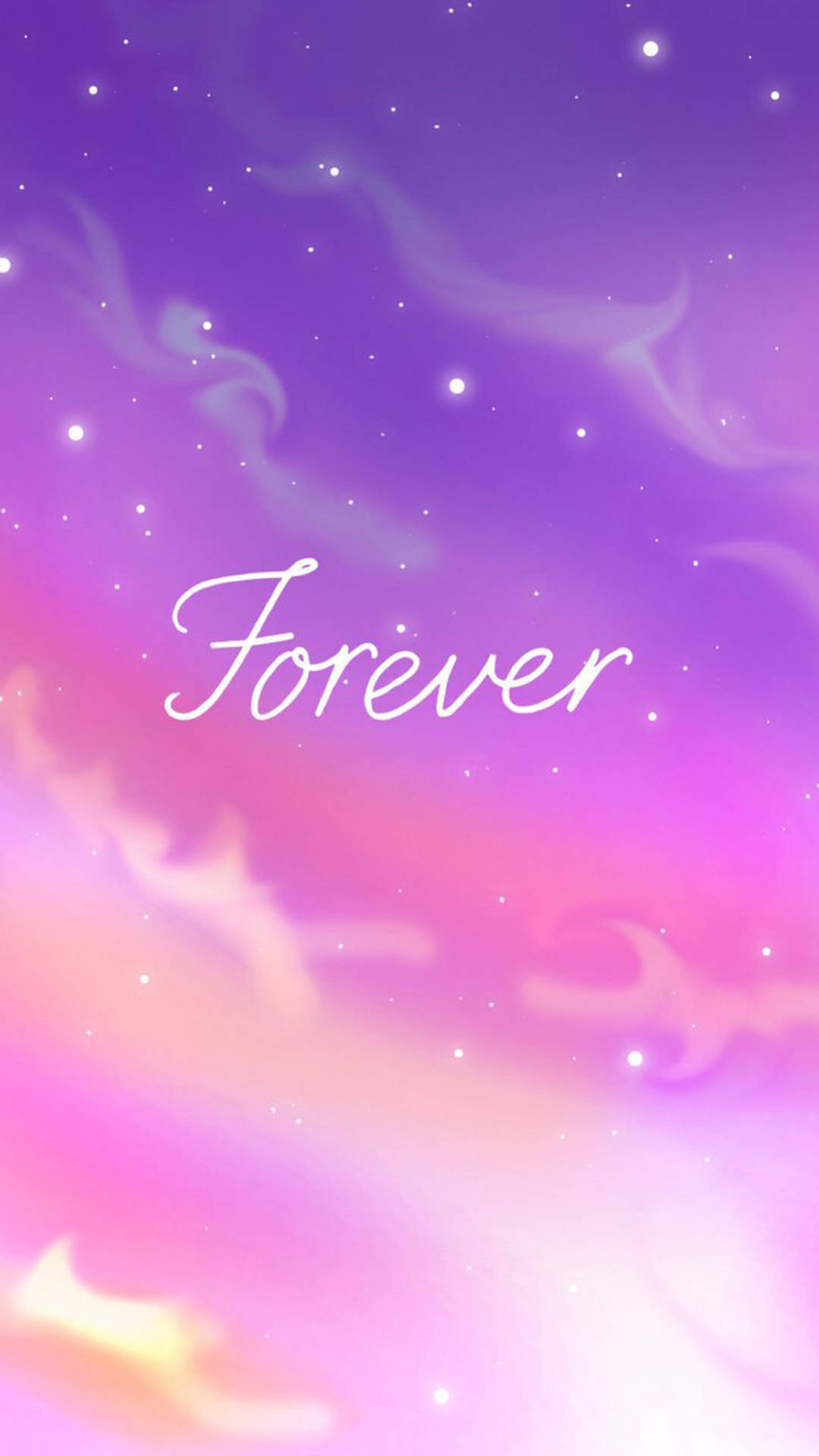 Aesthetic Pink Pastel Galaxy Wallpaper