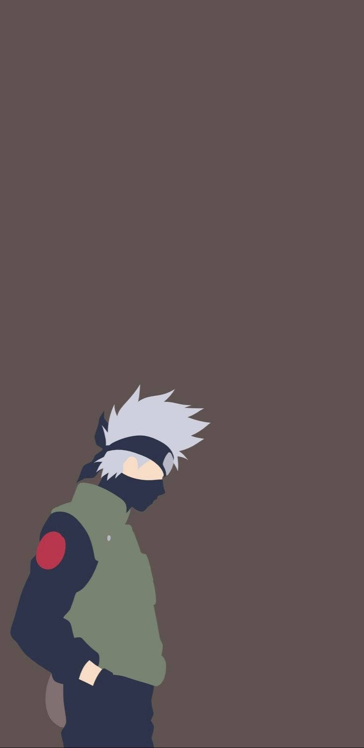 Aesthetic Vector Kakashi Iphone Wallpaper