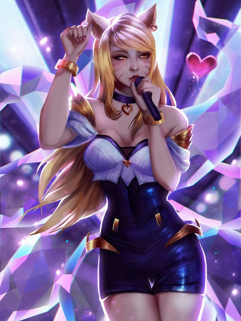 Ahri From Kda More Mtv Wallpaper