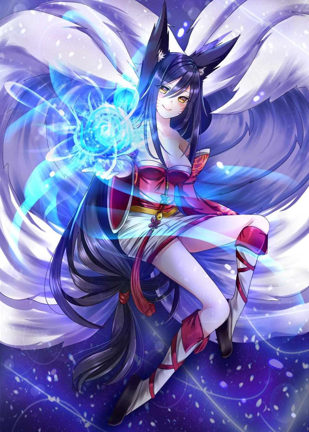 Ahri Of League Of Legends Wallpaper