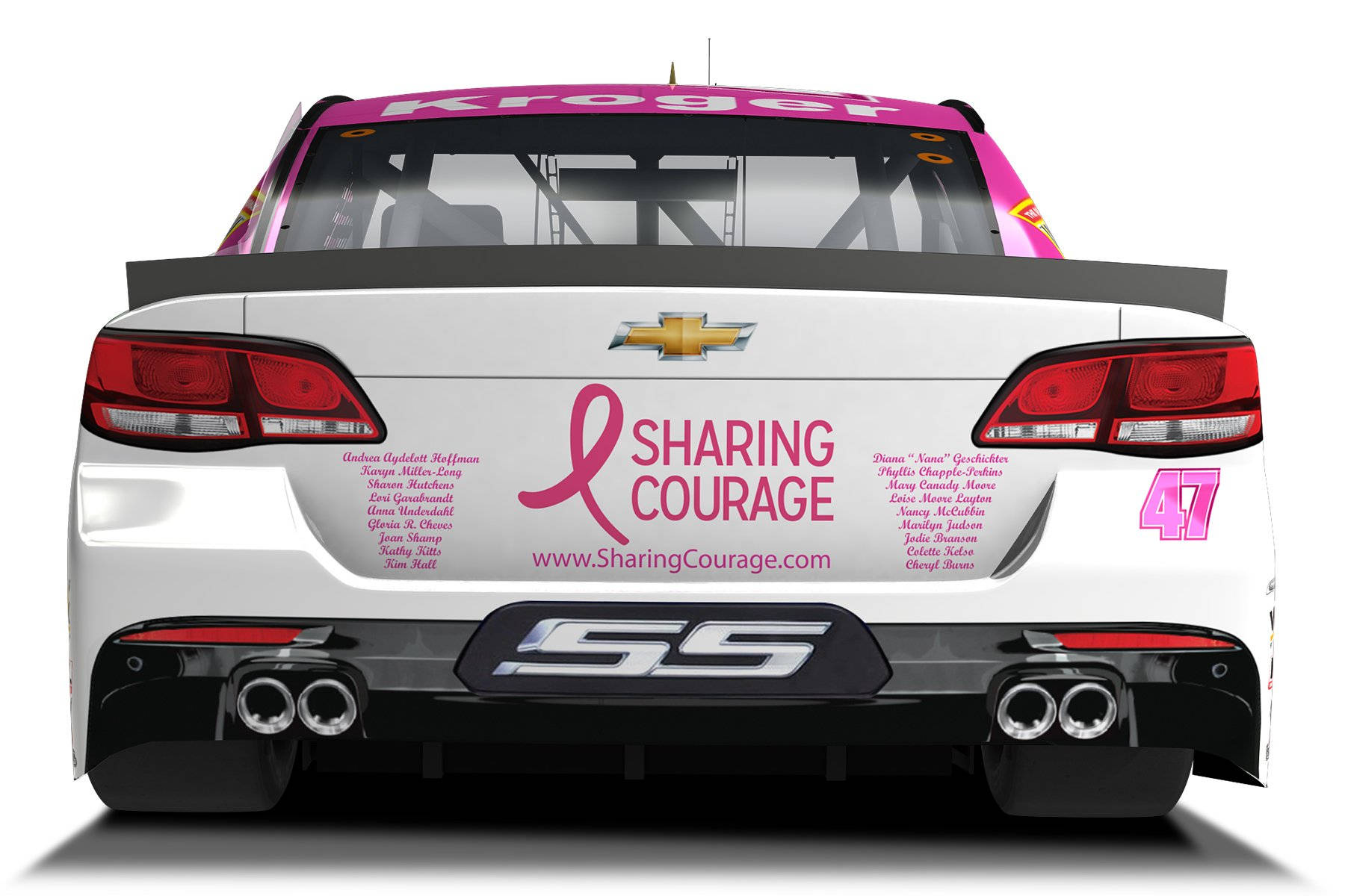 Aj Allmendinger Car Pink Scheme Wallpaper