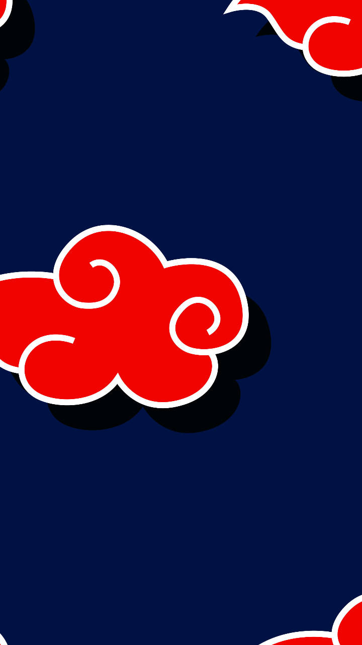 Akatsuki Cloud Iphone Blue Wallpaper