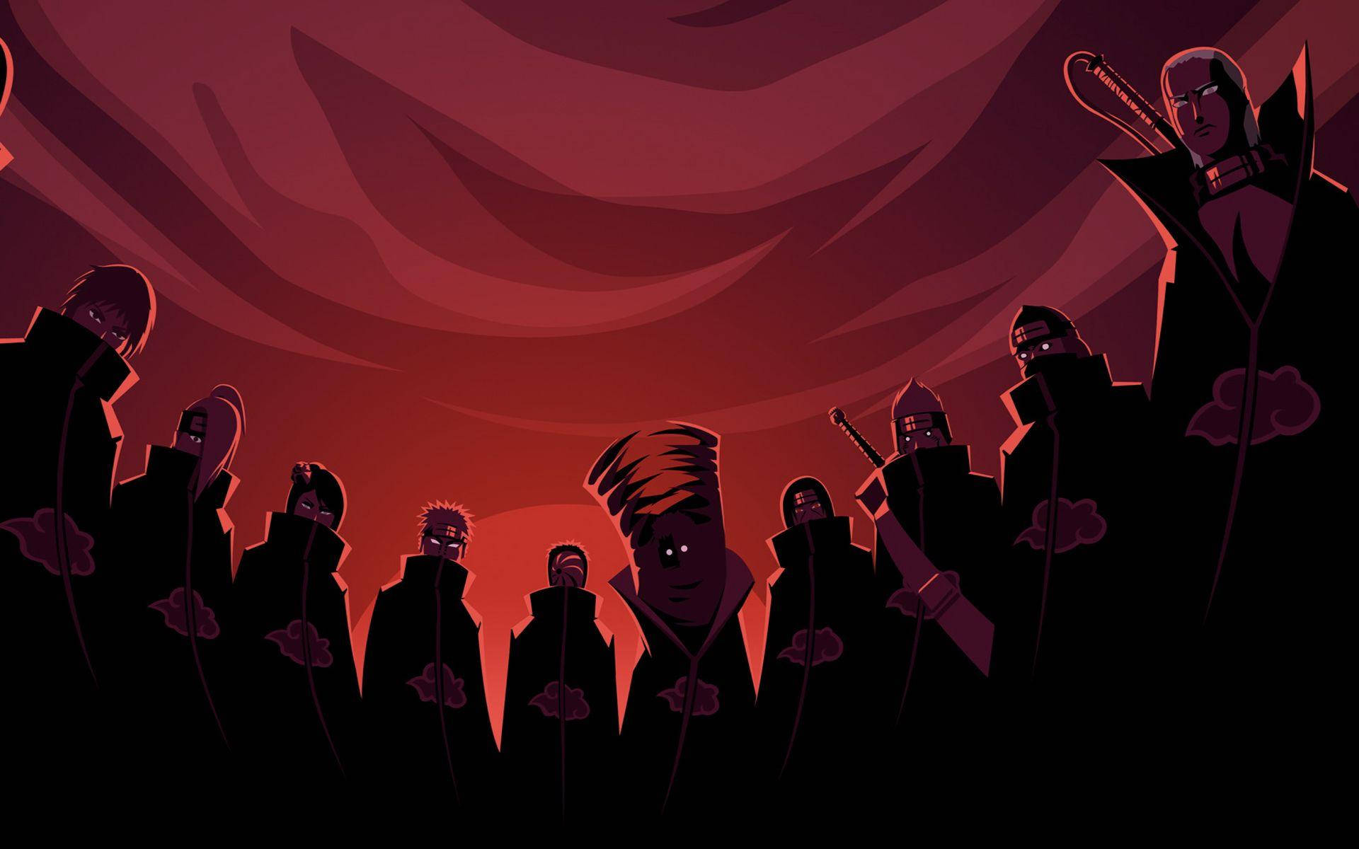 Akatsuki Members Naruto Laptop Wallpaper