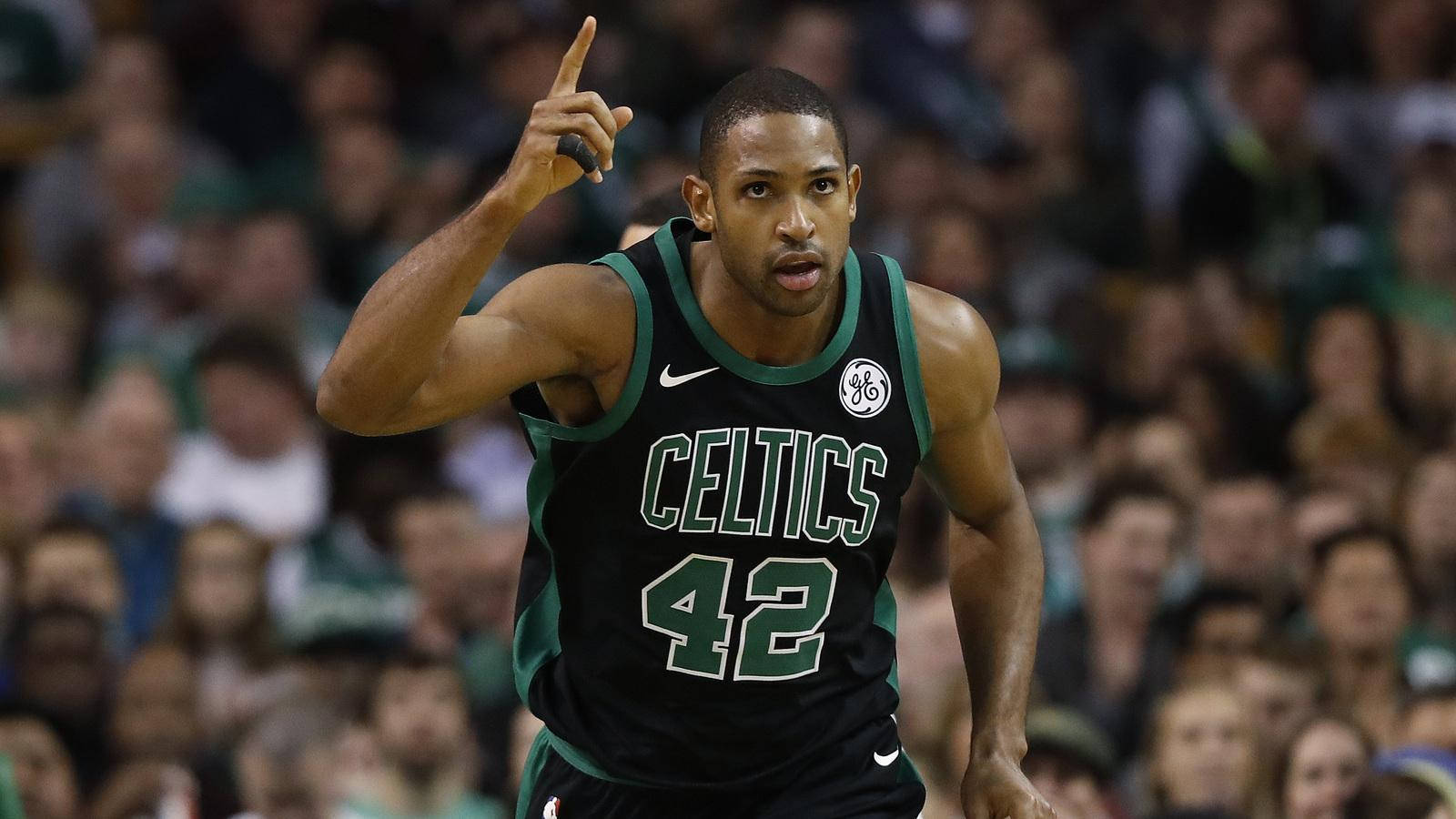 Al Horford Thinks For Strategic Gameplan Wallpaper