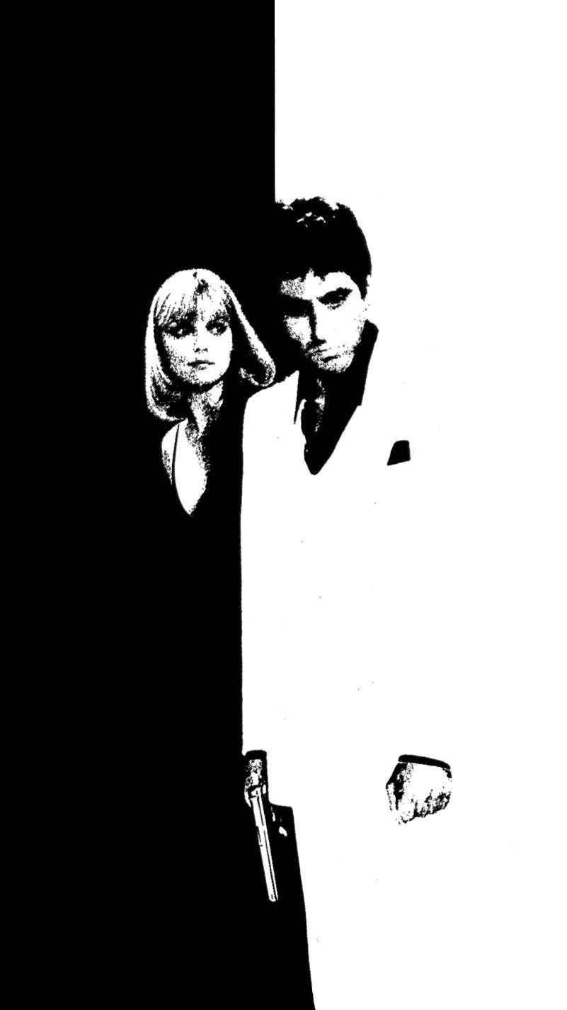 Al Pacino Scarface Michelle Pfeiffer (elvira) Wallpaper