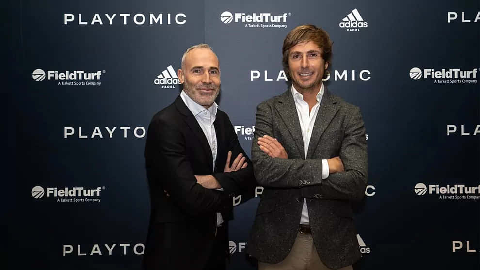 Alex Corretja Alongside Playtomic Co-ceo Wallpaper