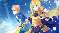 Alice And Eugeo, Two Characters From The Beloved Anime Sword Art Online, Create A Special Bond. Wallpaper