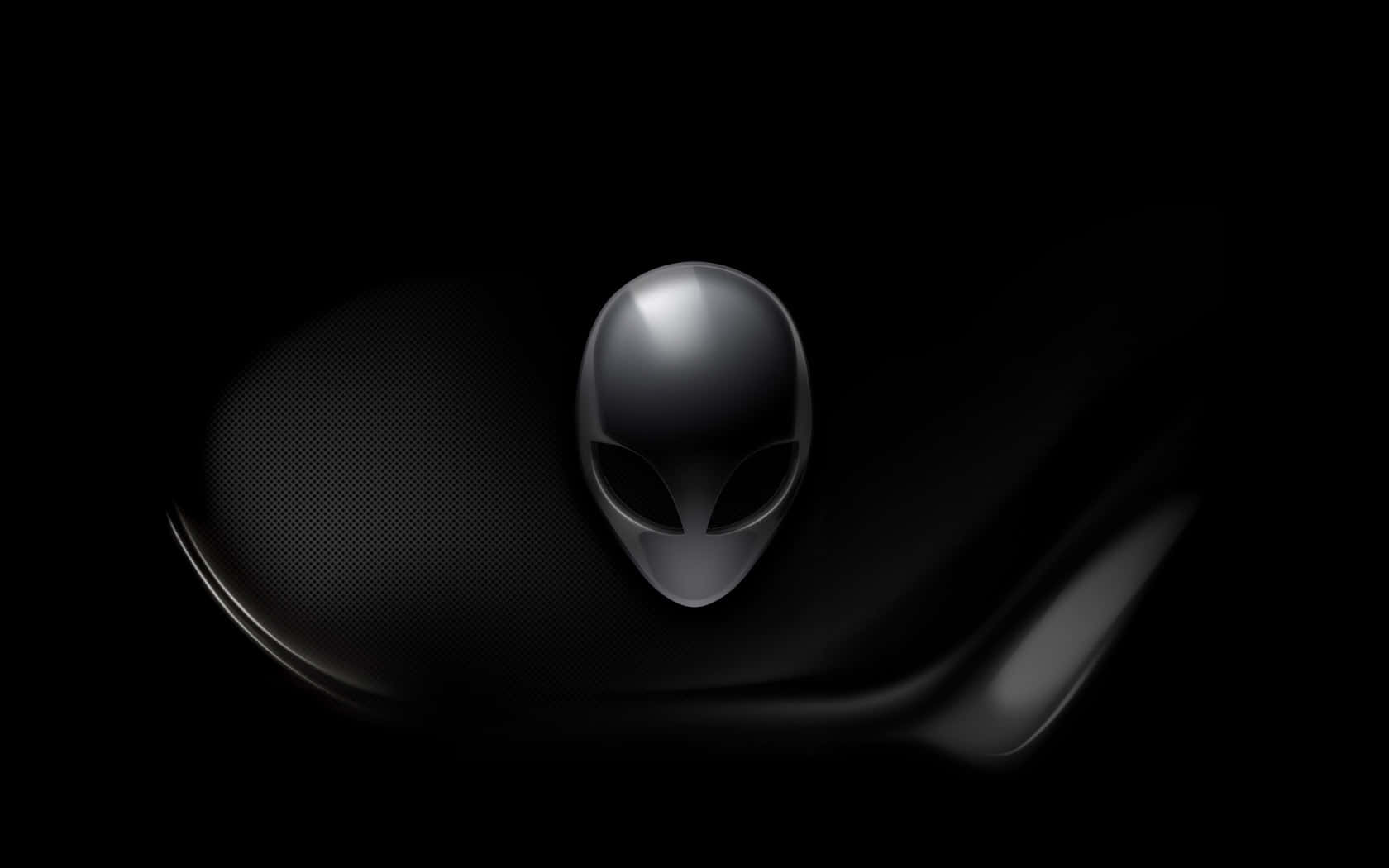 Alienware Logoon Black Background Wallpaper