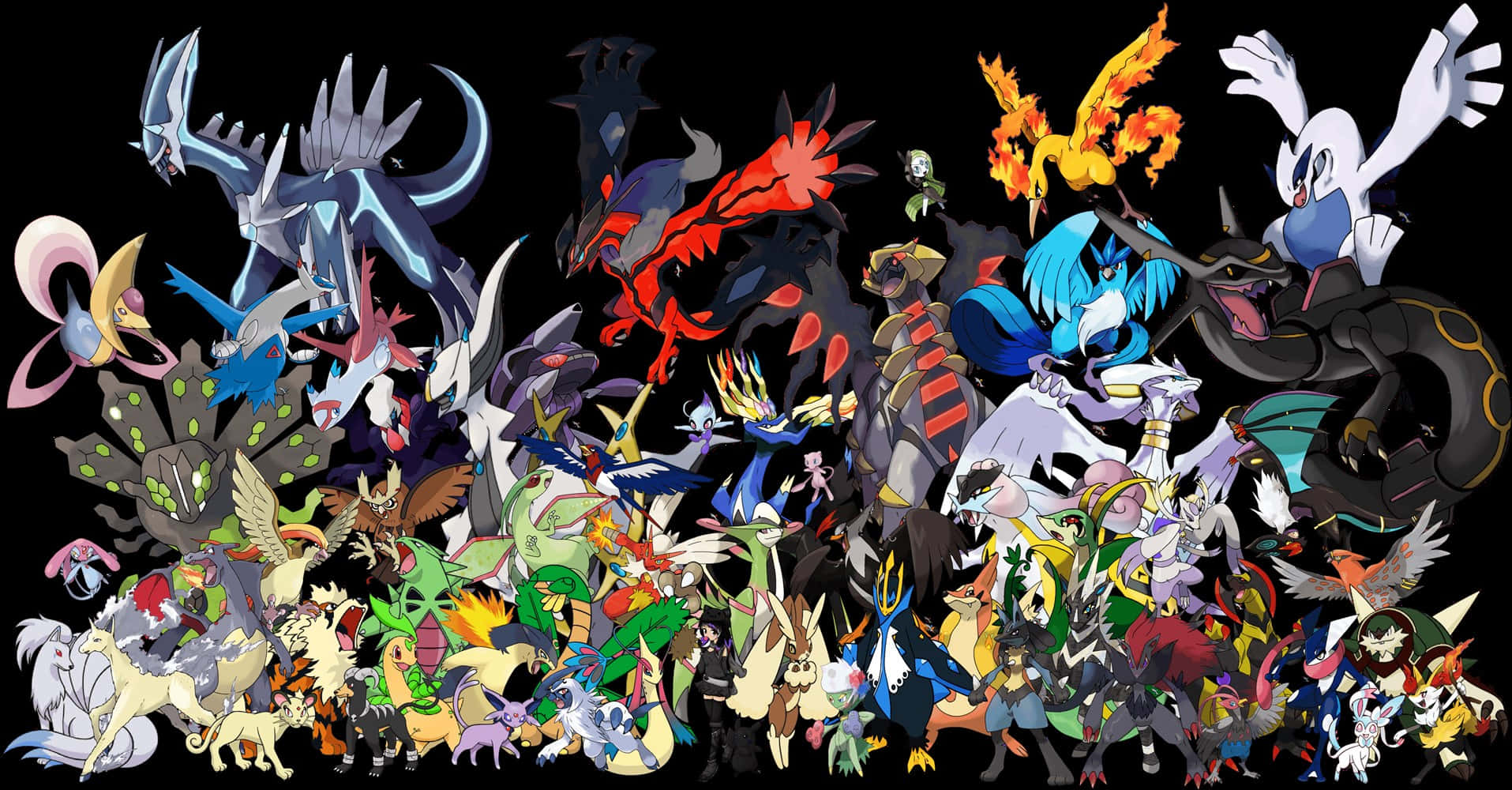 👇 All The Legendary #pokémon Captured In One Wallpaper