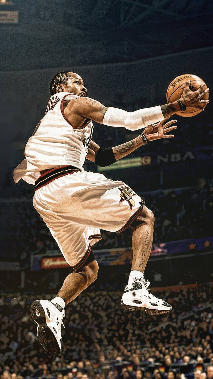 Allen Iverson Side-view Photo Wallpaper