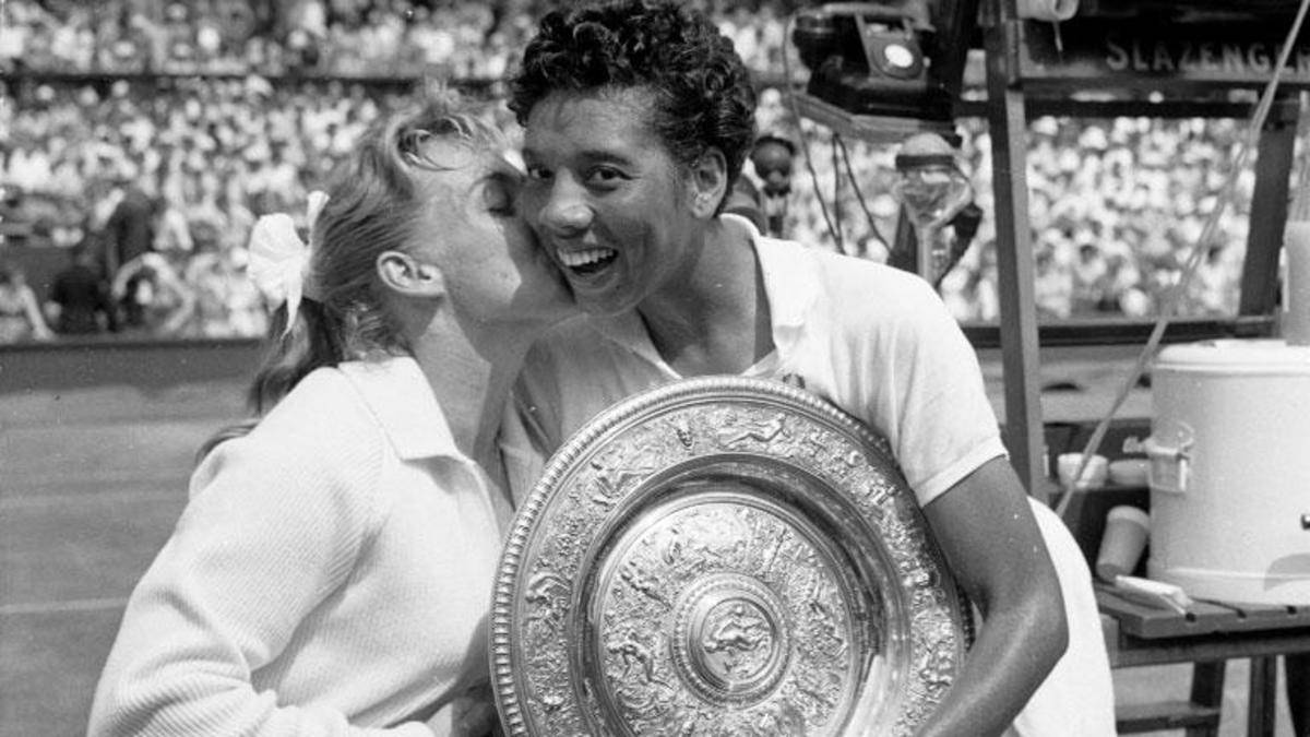 Althea Gibson And Darlene Hard Wallpaper